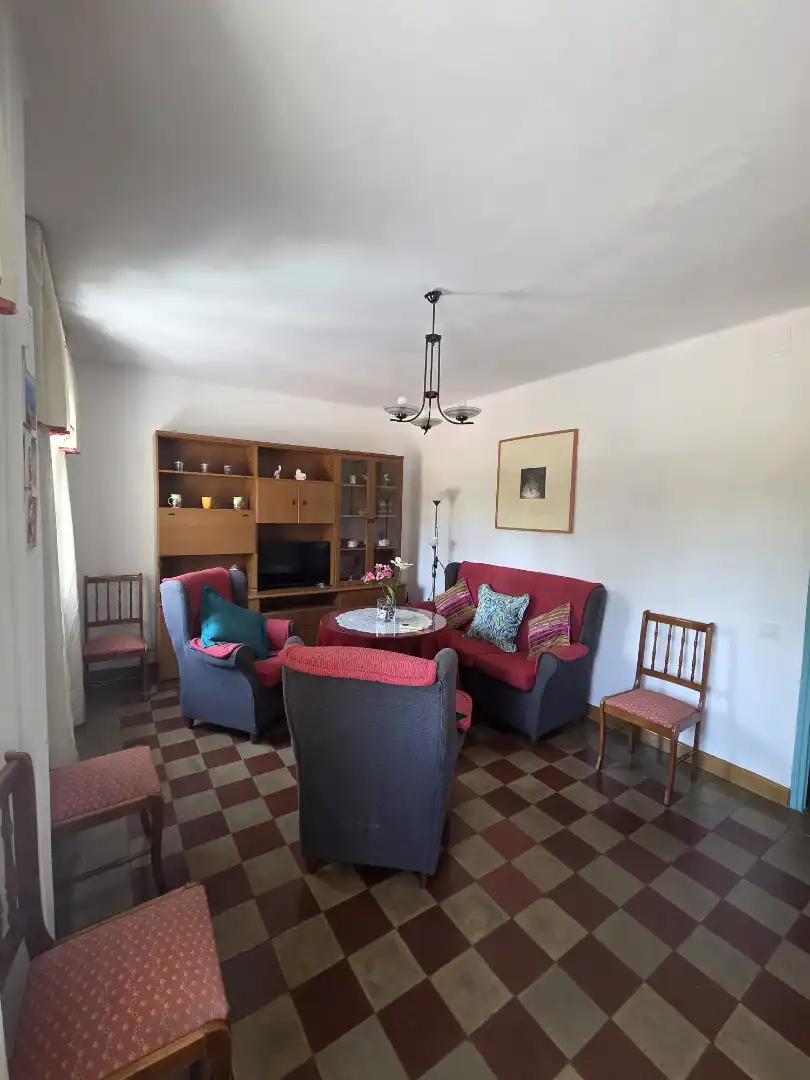 Living room of Flat for sale in Badajoz  with Air Conditioner, Furnished and Washing machine