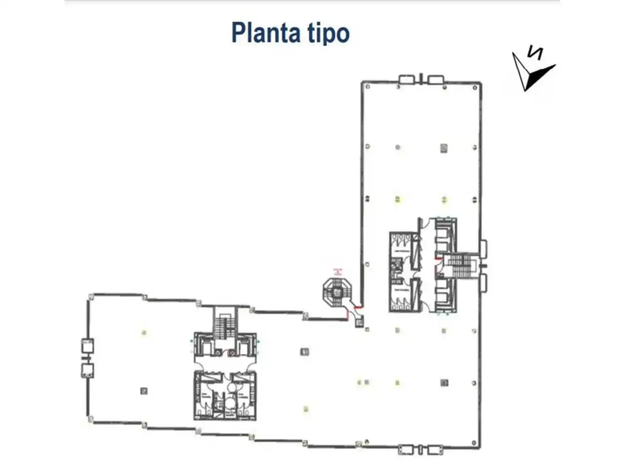 Büro zur Miete in Madrid mit Klimaanlage, Heizung und Alarm
