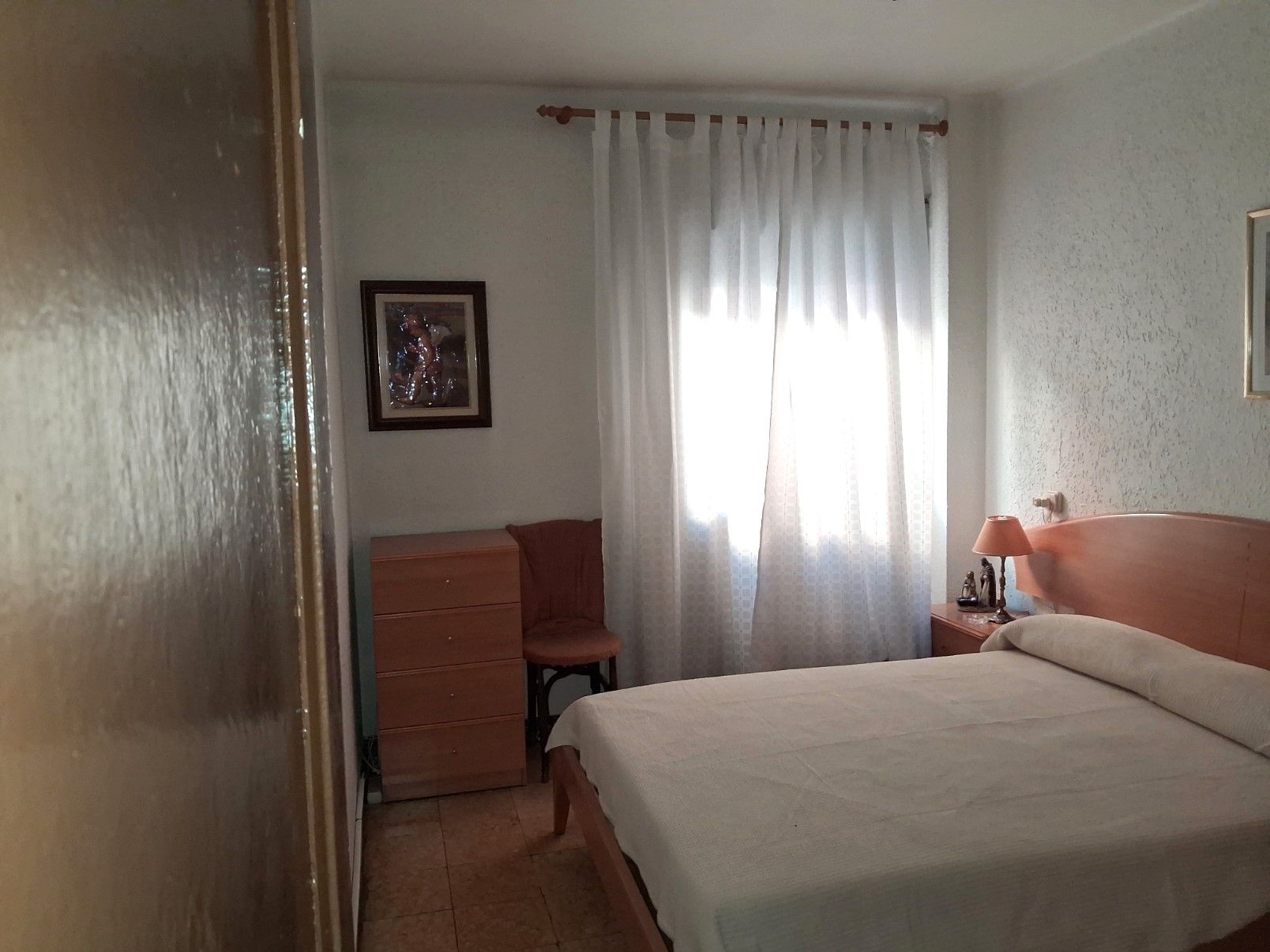 Bedroom of Flat for sale in  Zaragoza Capital  with Heating, Terrace and Furnished