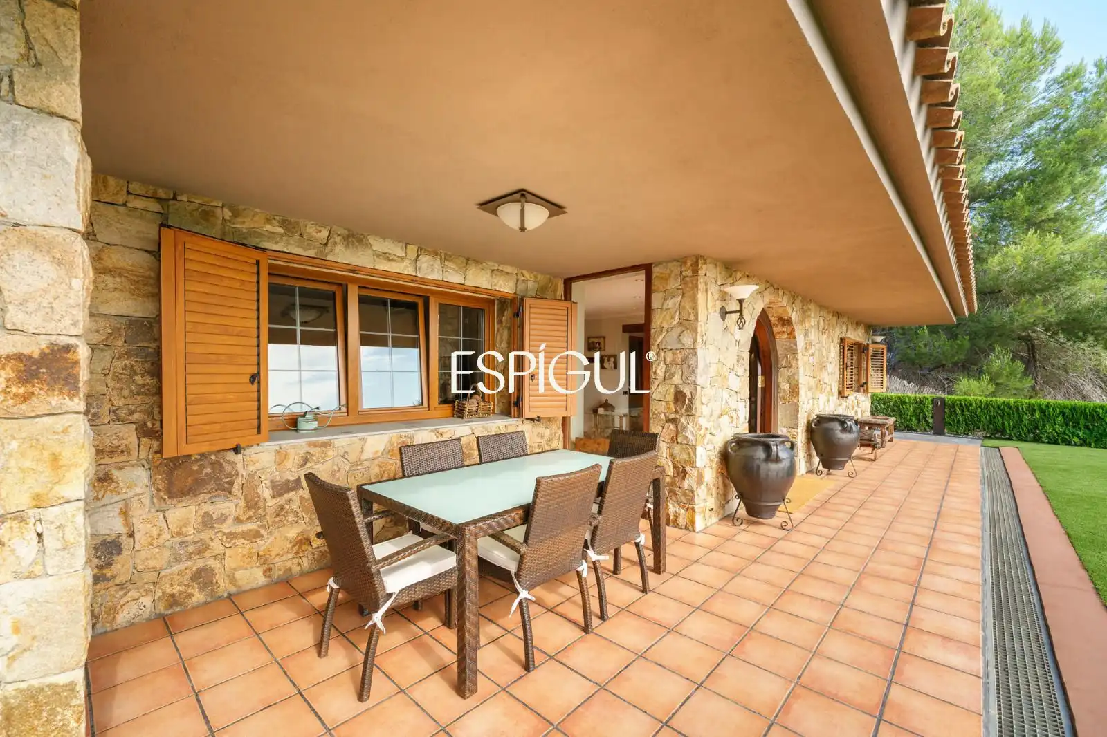 Terrassa de Casa o xalet en venda en Argentona amb Calefacció, Jardí privat i Terrassa