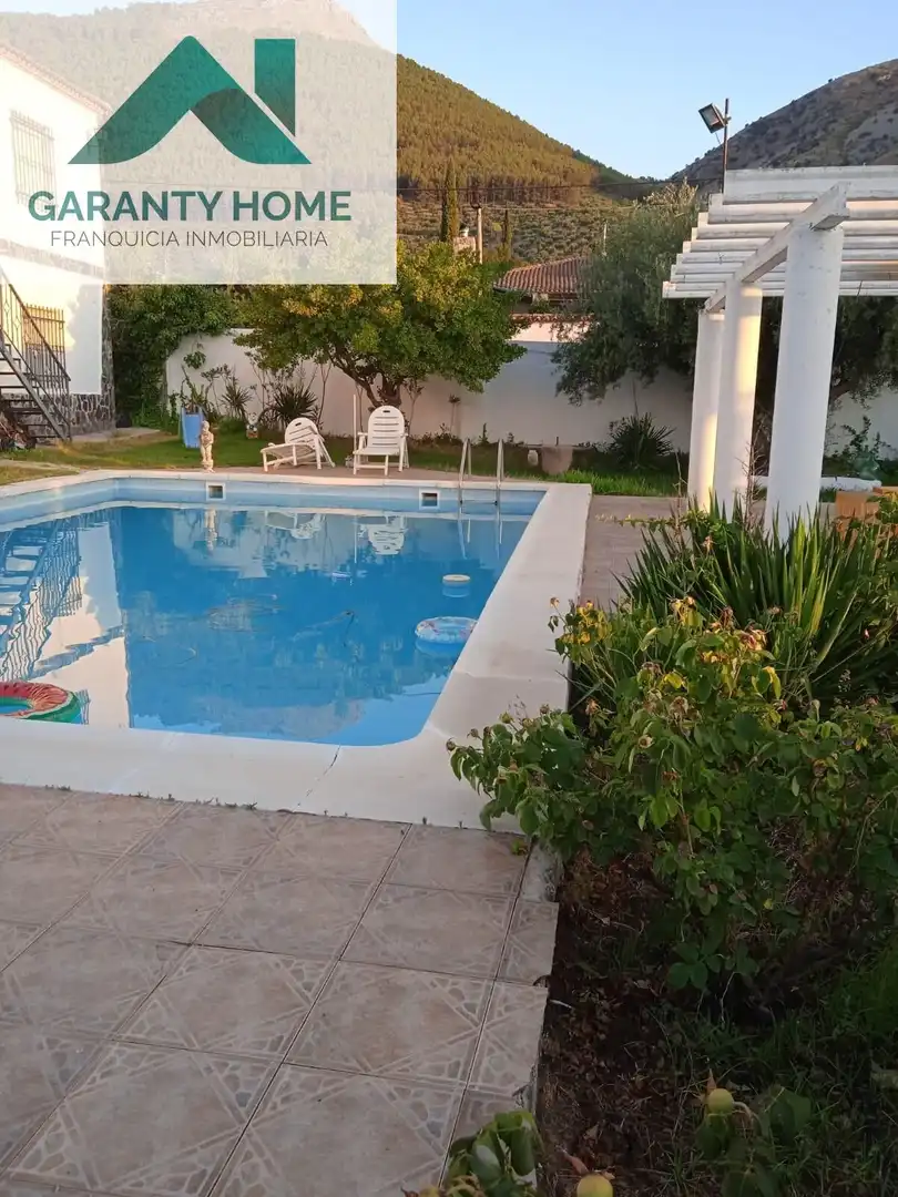 Swimming pool of Houses for sale in Jamilena  with Private garden, Terrace and Swimming Pool