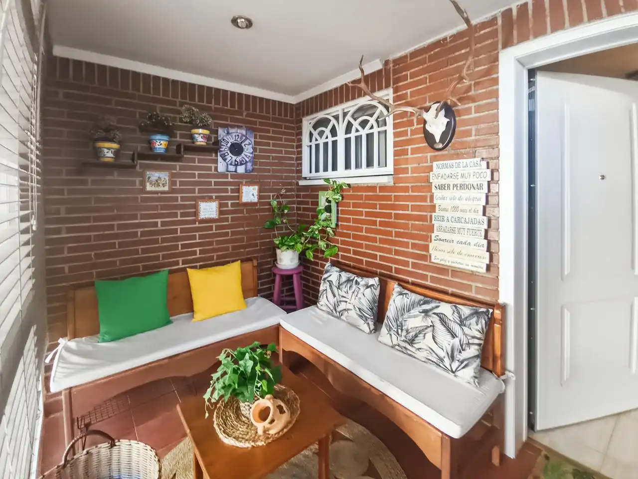 Terraza de Casa adosada en venta en Rivas-Vaciamadrid con Aire acondicionado, Calefacción y Jardín privado