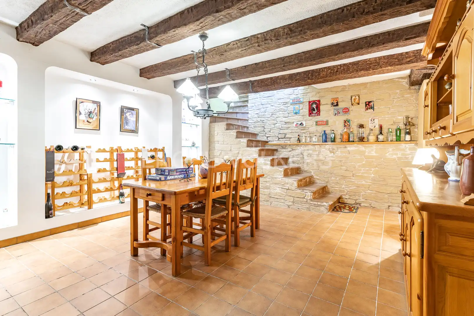 Menjador de Casa o xalet en venda en Sant Antoni de Vilamajor amb Aire condicionat, Calefacció i Jardí privat