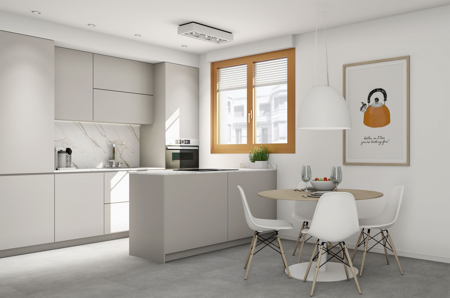Kitchen of Flat for sale in Gijón   with Heating and Balcony