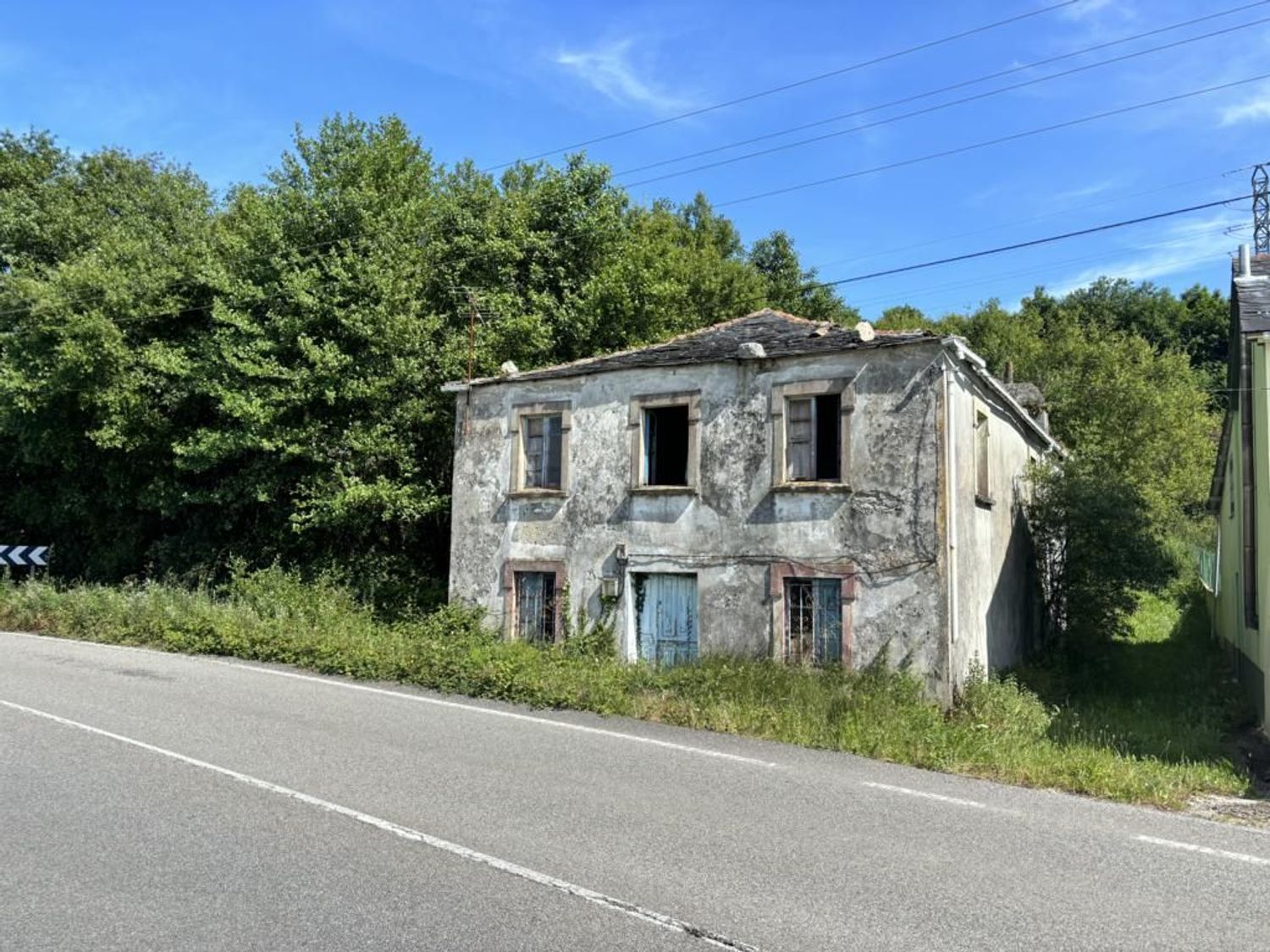 Exterior view of Country house for sale in Ortigueira