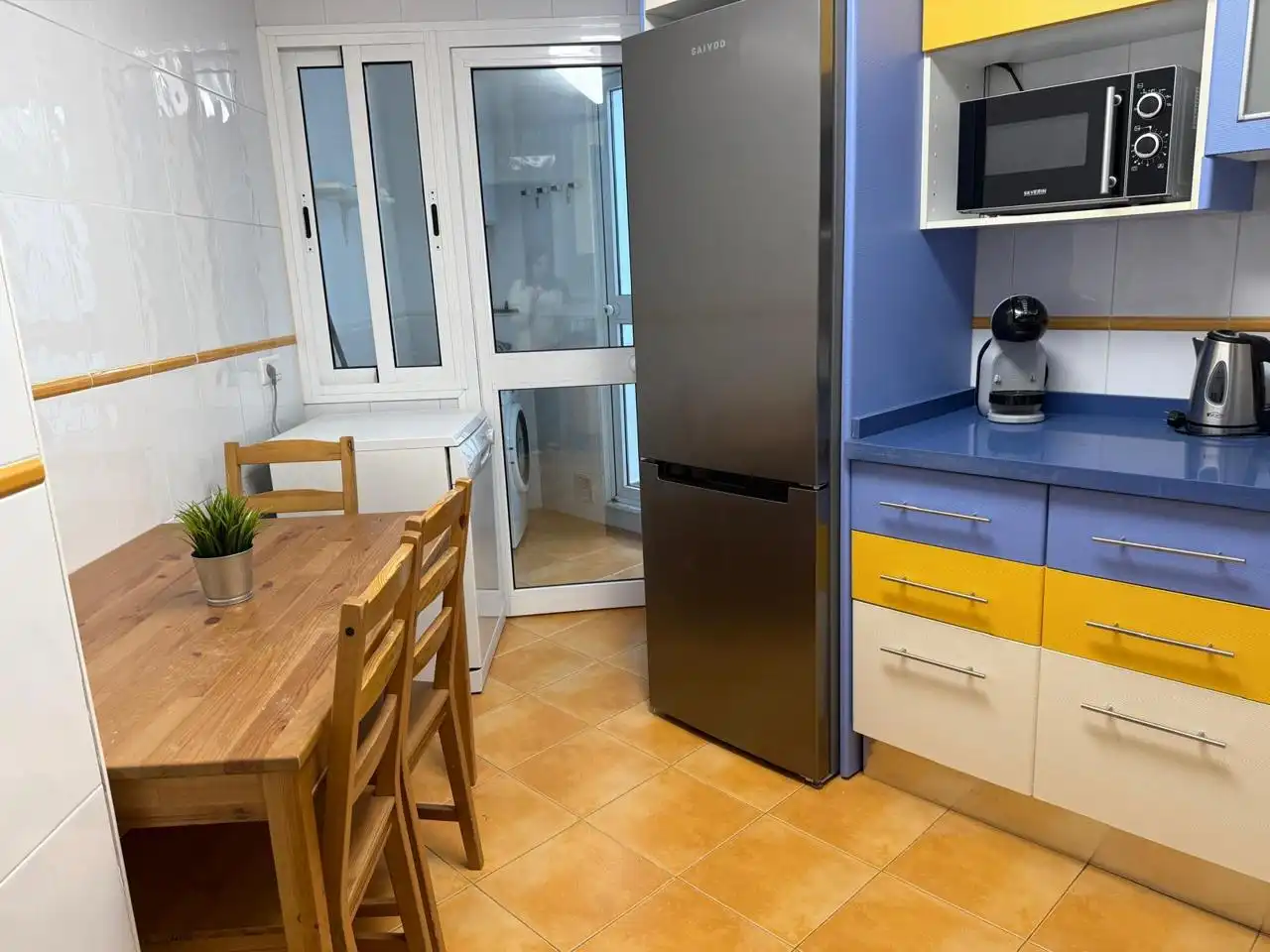 Cocina de Piso de alquiler en Sanlúcar de Barrameda con Aire acondicionado y Amueblado