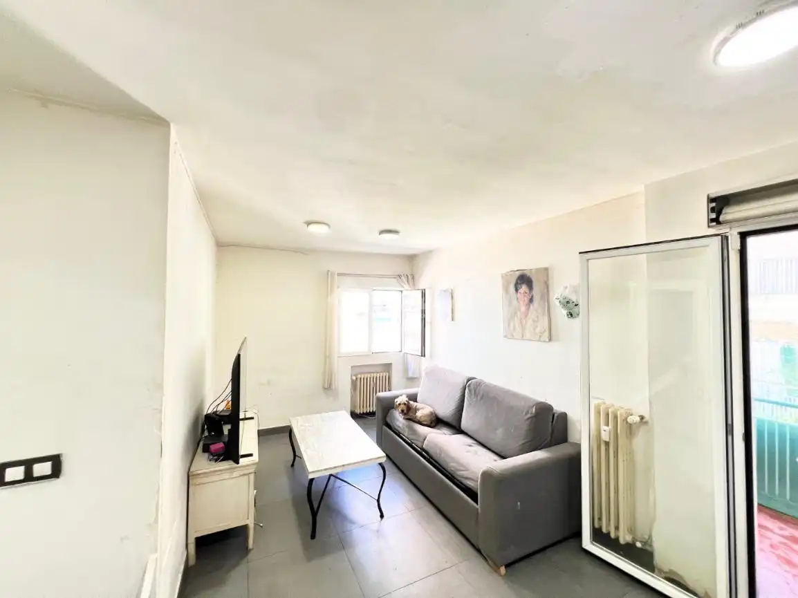 Sala de estar de Piso en venta en Madrid con Aire acondicionado y Terraza