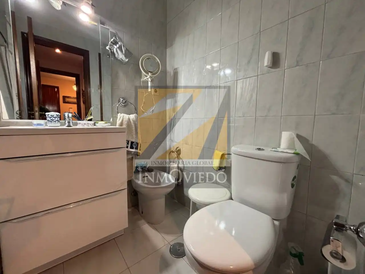 Bathroom of Flat for sale in Avilés  with Heating, Parquet flooring and Terrace