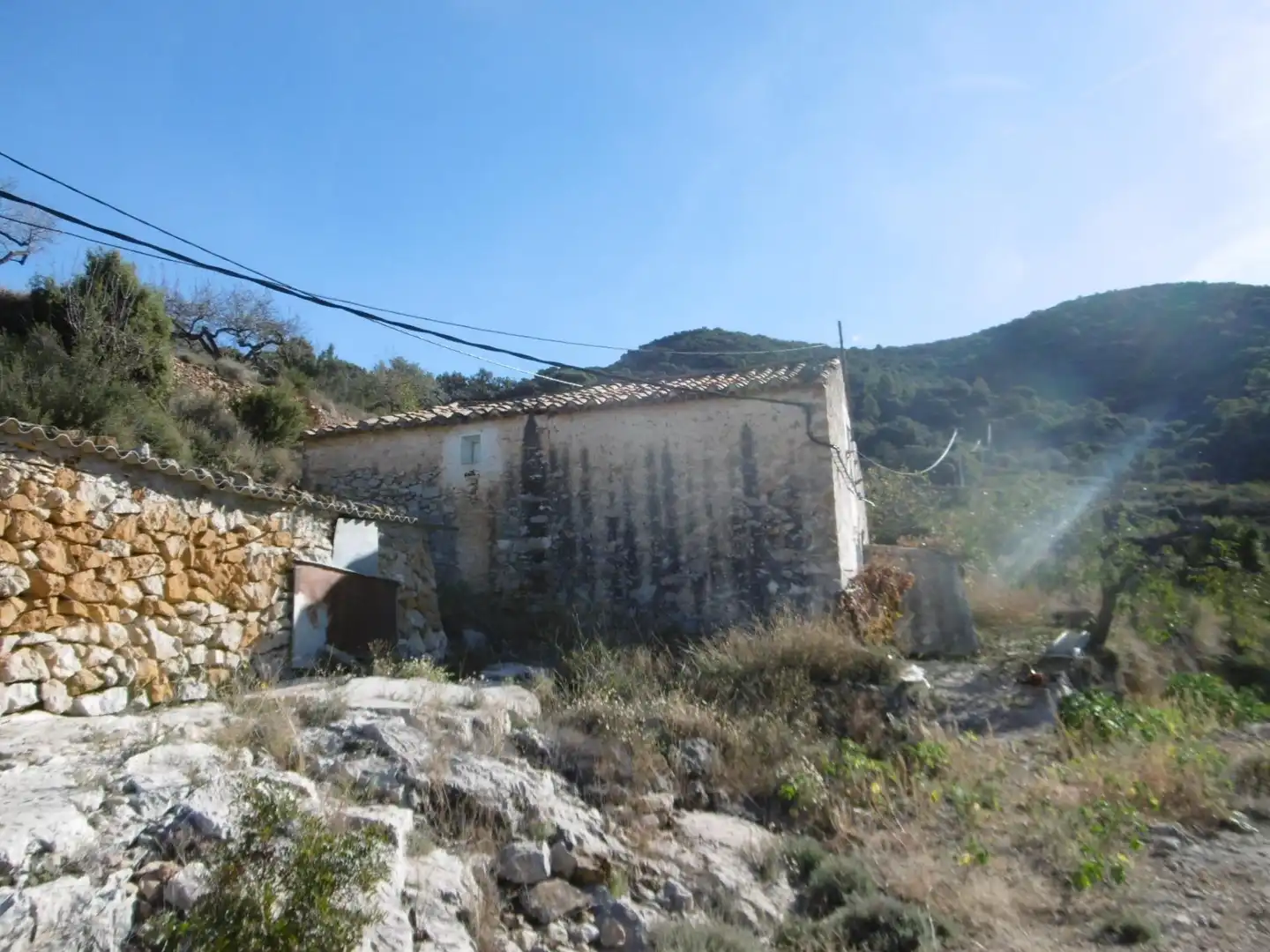 Vista exterior de Finca rústica en venta en Sierra Engarcerán con Jardín privado y Trastero