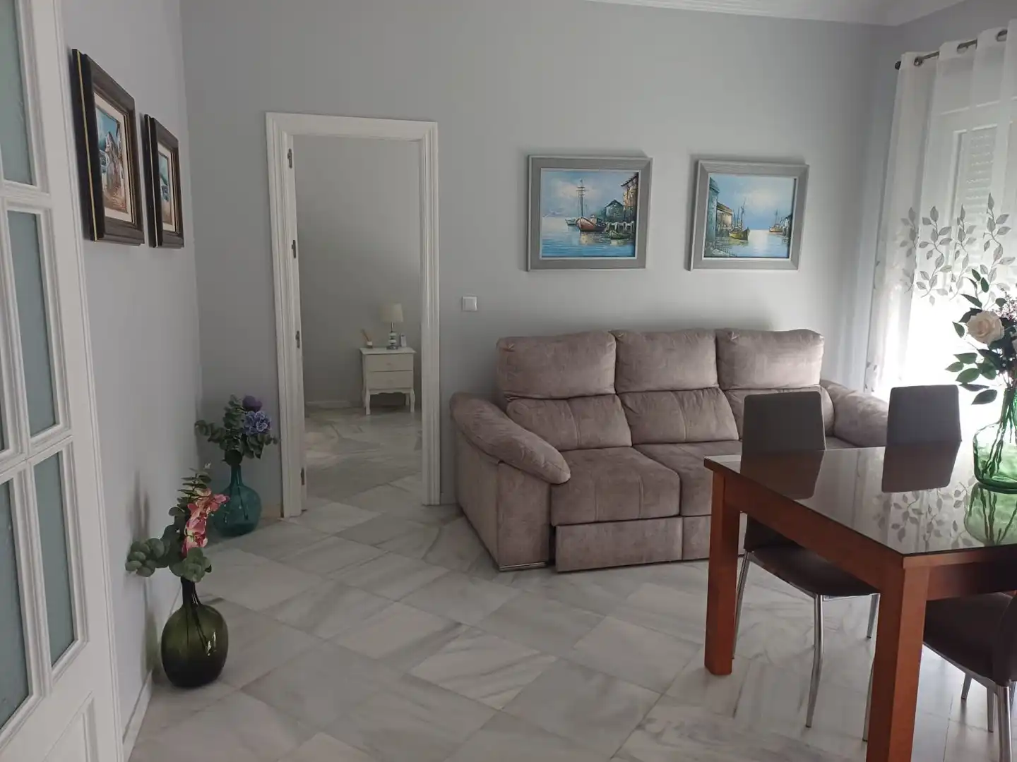Sala de estar de Piso de alquiler en Moguer, Huelva
