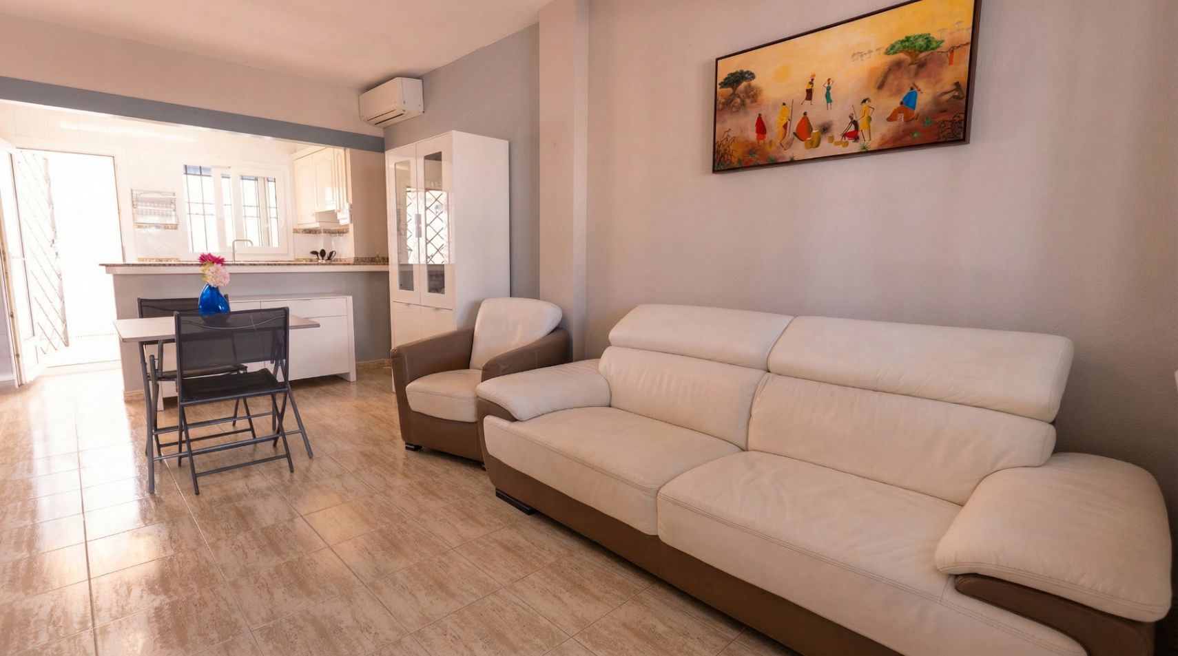 Living room of Single-family semi-detached for sale in El Verger  with Air Conditioner, Heating and Private garden