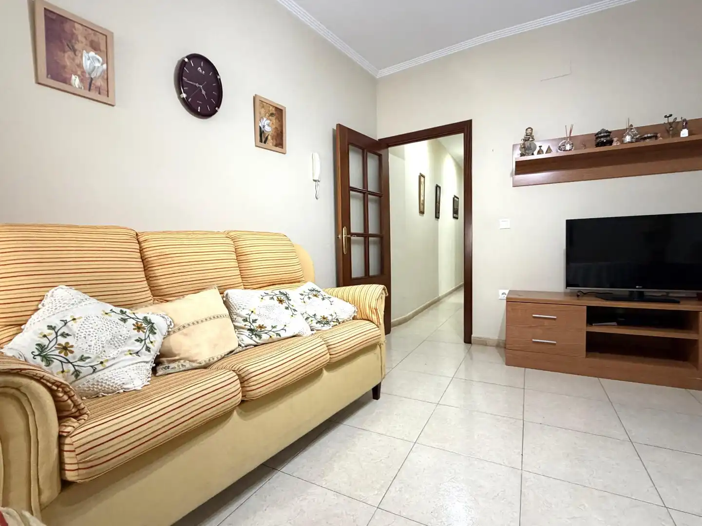 Sala d'estar de Casa o xalet de lloguer en Don Benito amb Aire condicionat i Moblat