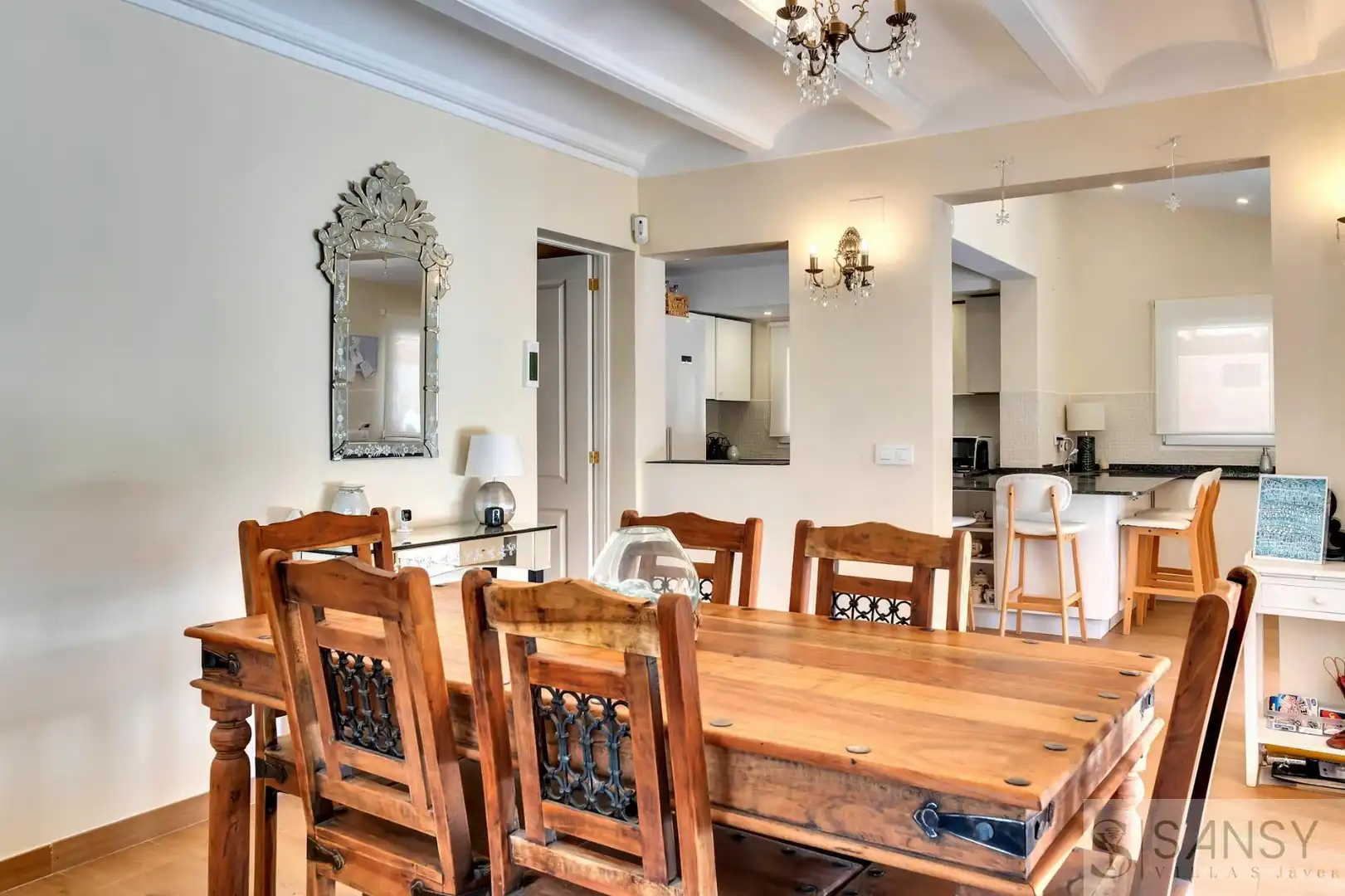 Dining room of Houses for sale in Jávea / Xàbia  with Air Conditioner, Heating and Storage room