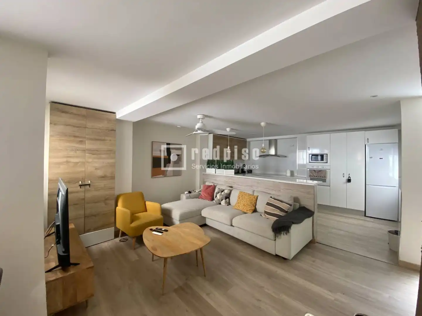 Sala d'estar de Pis en venda en Murcia amb Aire condicionat i Terrassa