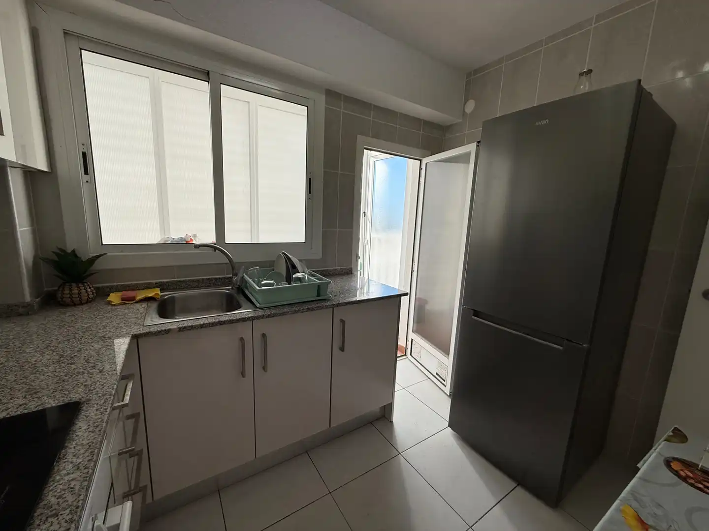 Cuina de Apartament de lloguer en Dénia amb Calefacció, Terrassa i Traster