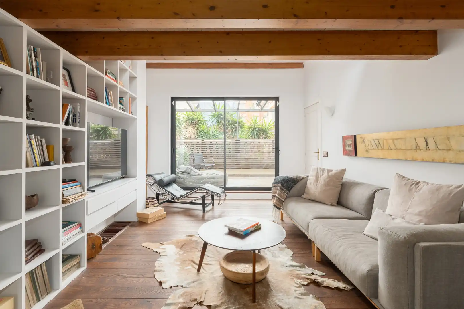 Sala de estar de Casa o chalet en venta en Barcelona con Aire acondicionado, Calefacción y Jardín privado