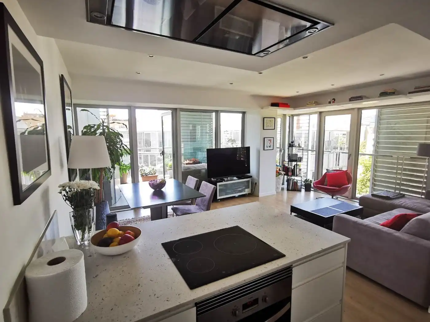 Wohnzimmer von Wohnungen zur Miete in Barcelona mit Klimaanlage, Heizung und Parkett