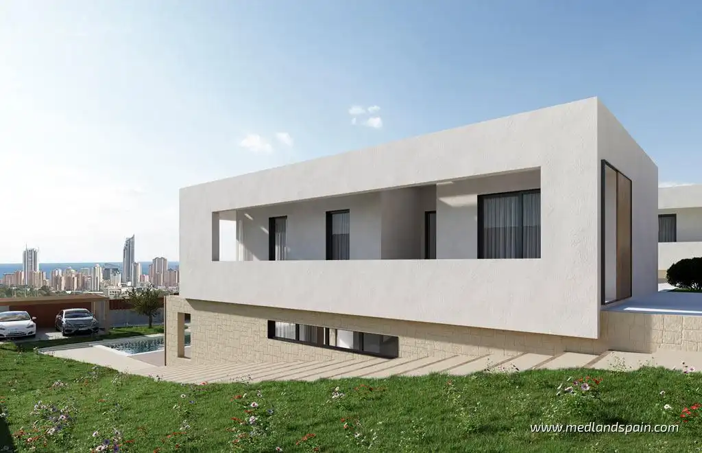 Detached house with pool for sale in Balcón de Finestrat - Terra Marina
