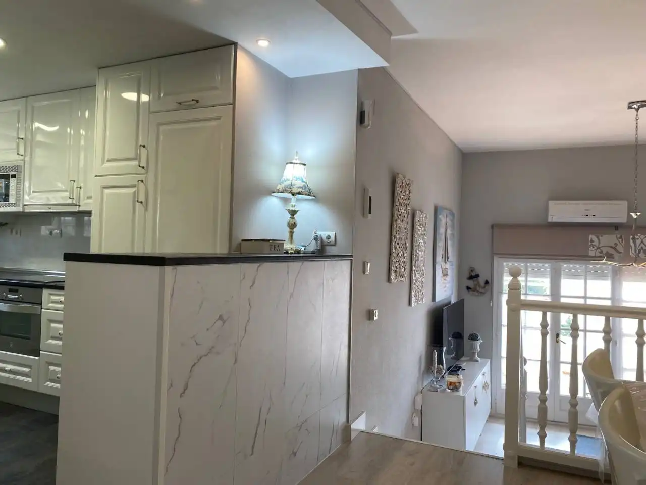 Cocina de Casa adosada en venta en Mont-roig del Camp con Aire acondicionado, Parquet y Terraza