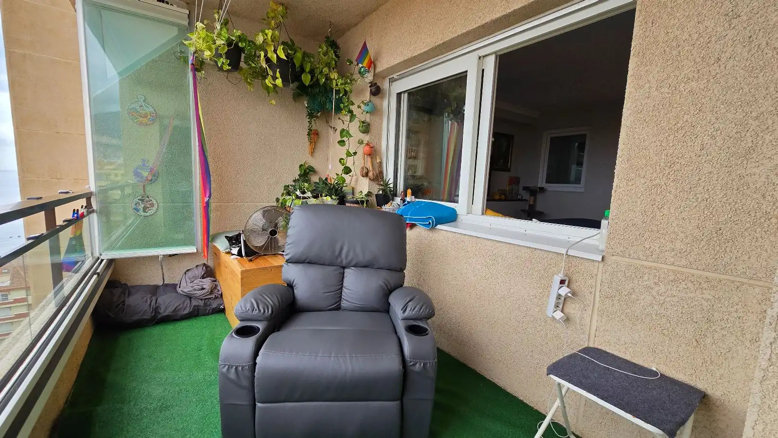 Balcony of Flat for sale in Benalmádena  with Air Conditioner, Heating and Swimming Pool