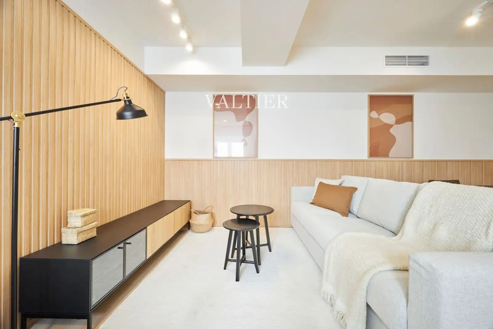 Sala de estar de Piso de alquiler en Madrid con Aire acondicionado, Calefacción y Amueblado