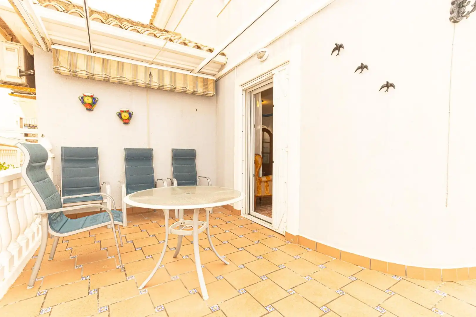 Terrasse von Haus oder Chalet zur Miete in Orihuela mit Heizung, Privatgarten und Terrasse