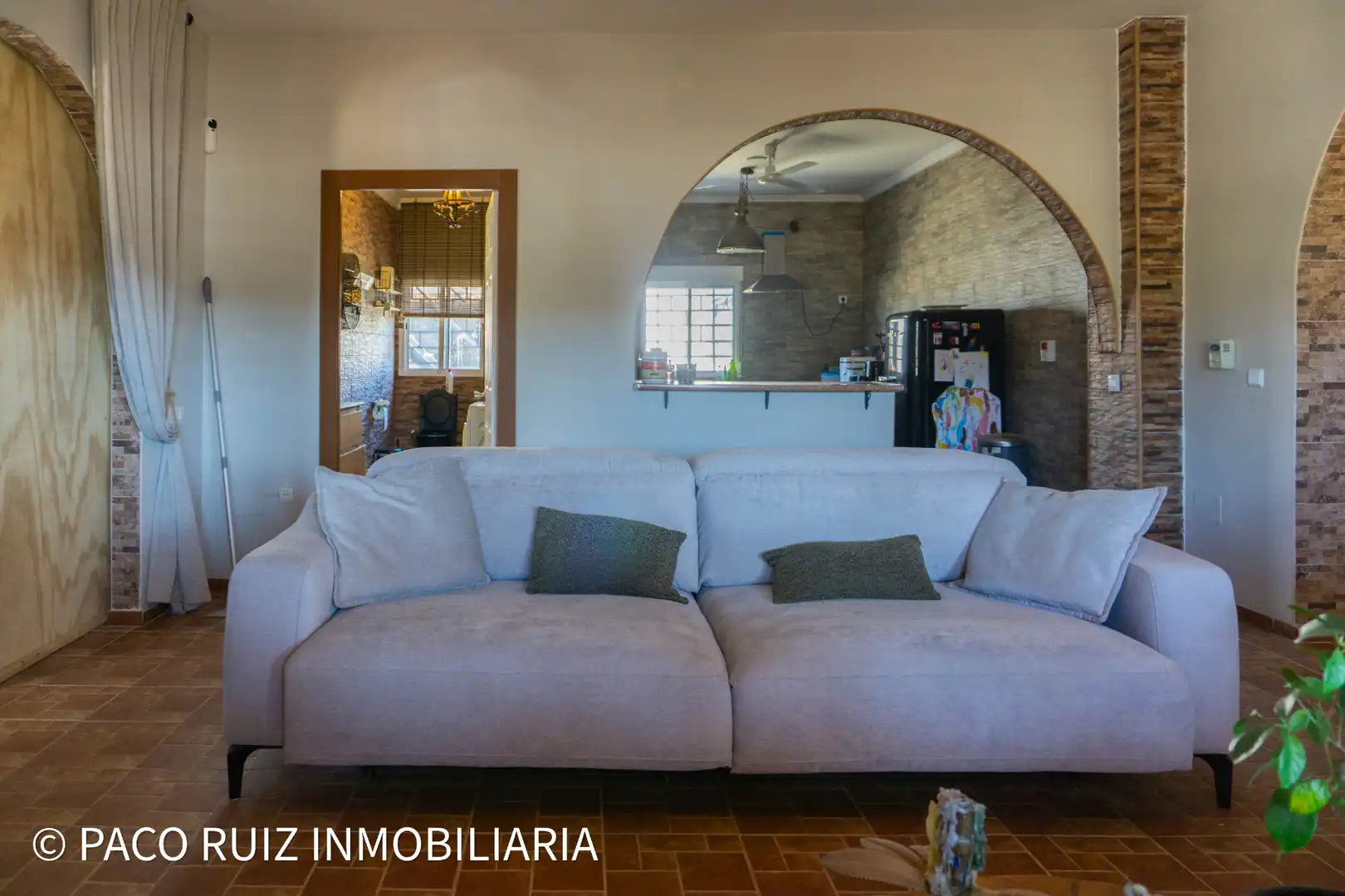 Sala de estar de Finca rústica en venta en Tabernas con Aire acondicionado, Jardín privado y Terraza