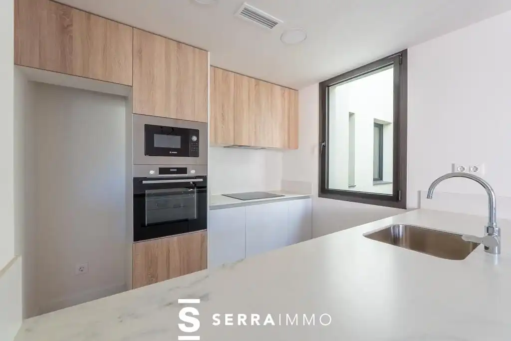 Cocina de Ático en venta en Vilanova i la Geltrú con Aire acondicionado, Terraza y Balcón