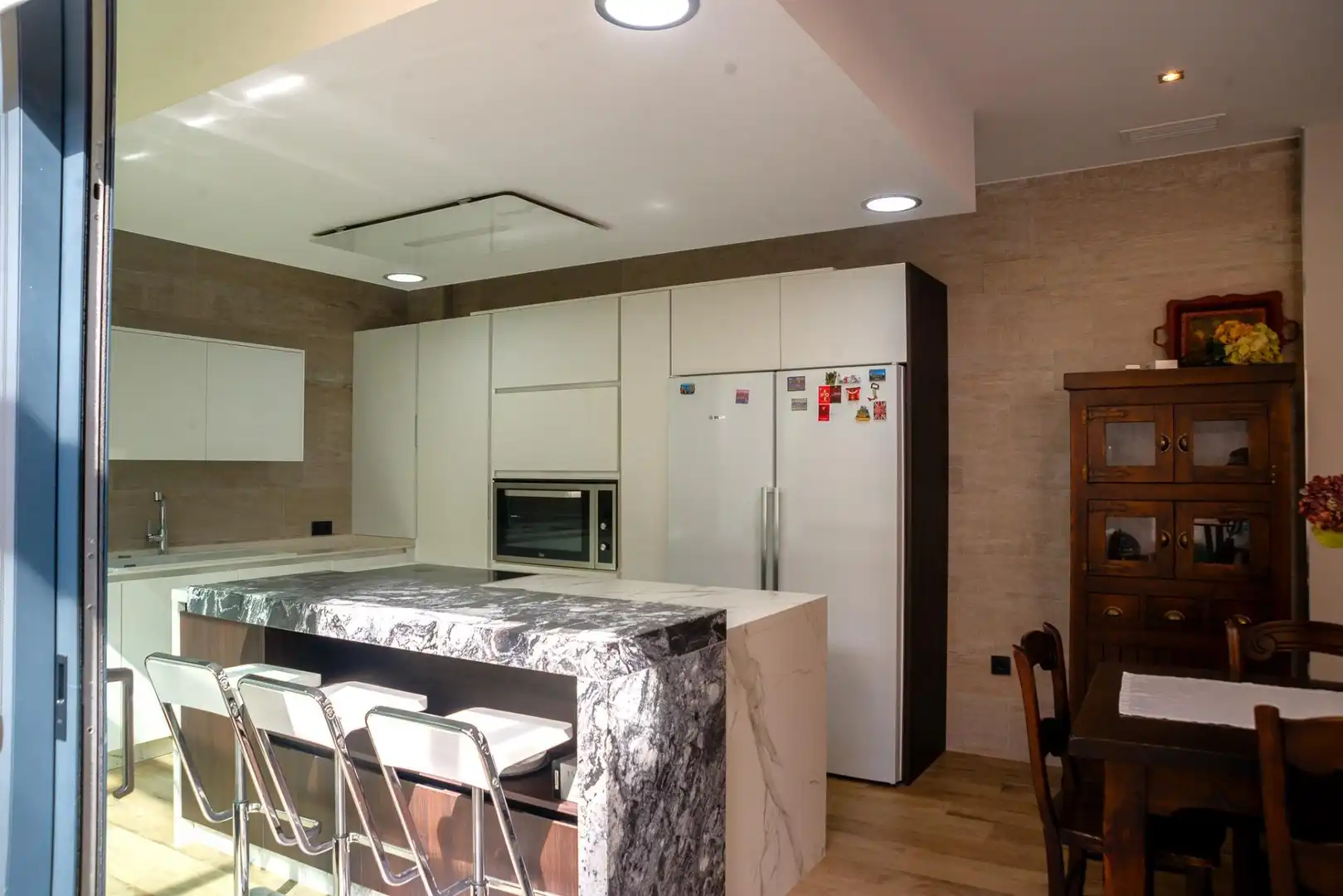 Cocina de Casa adosada en venta en Camas con Terraza y Trastero