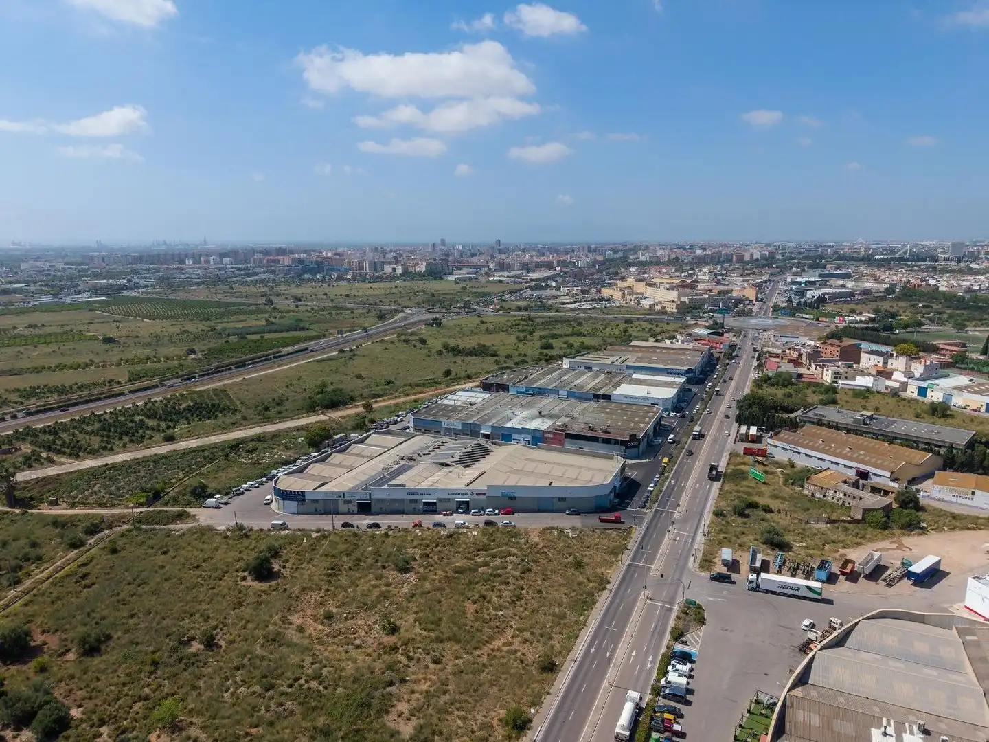 Vista exterior de Nave industrial en venta en Castellón de la Plana / Castelló de la Plana