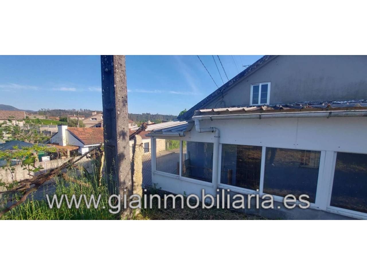 Exterior view of Single-family semi-detached for sale in Salvaterra de Miño  with Private garden, Terrace and Furnished