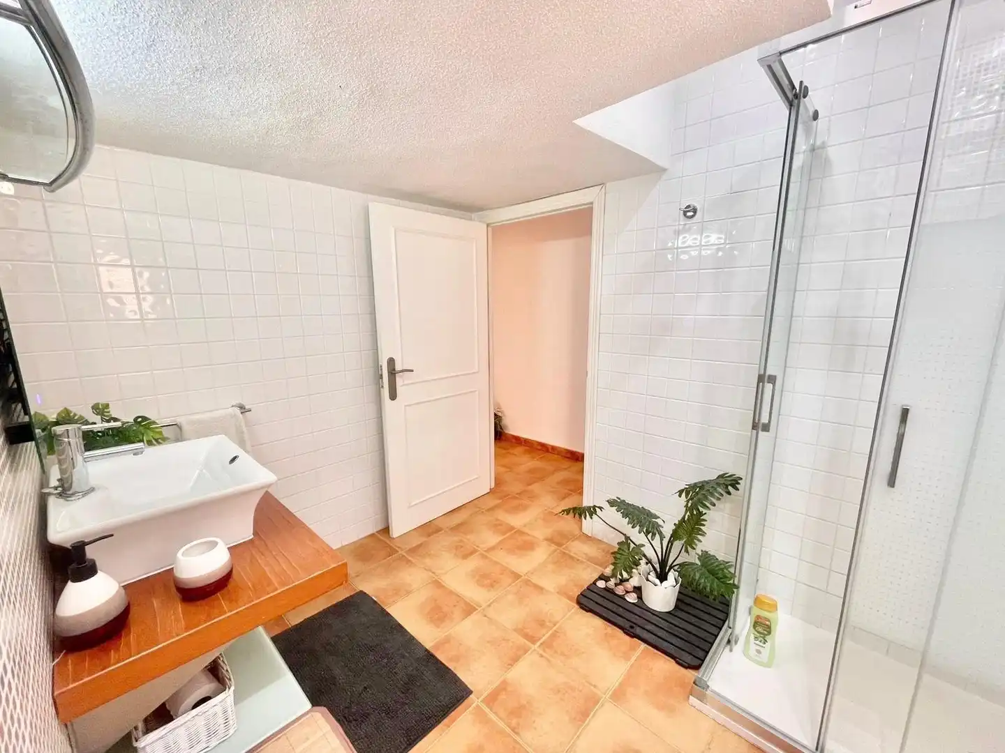Badezimmer von Haus oder Chalet zur Miete in La Manga del Mar Menor mit Klimaanlage, Heizung und Terrasse