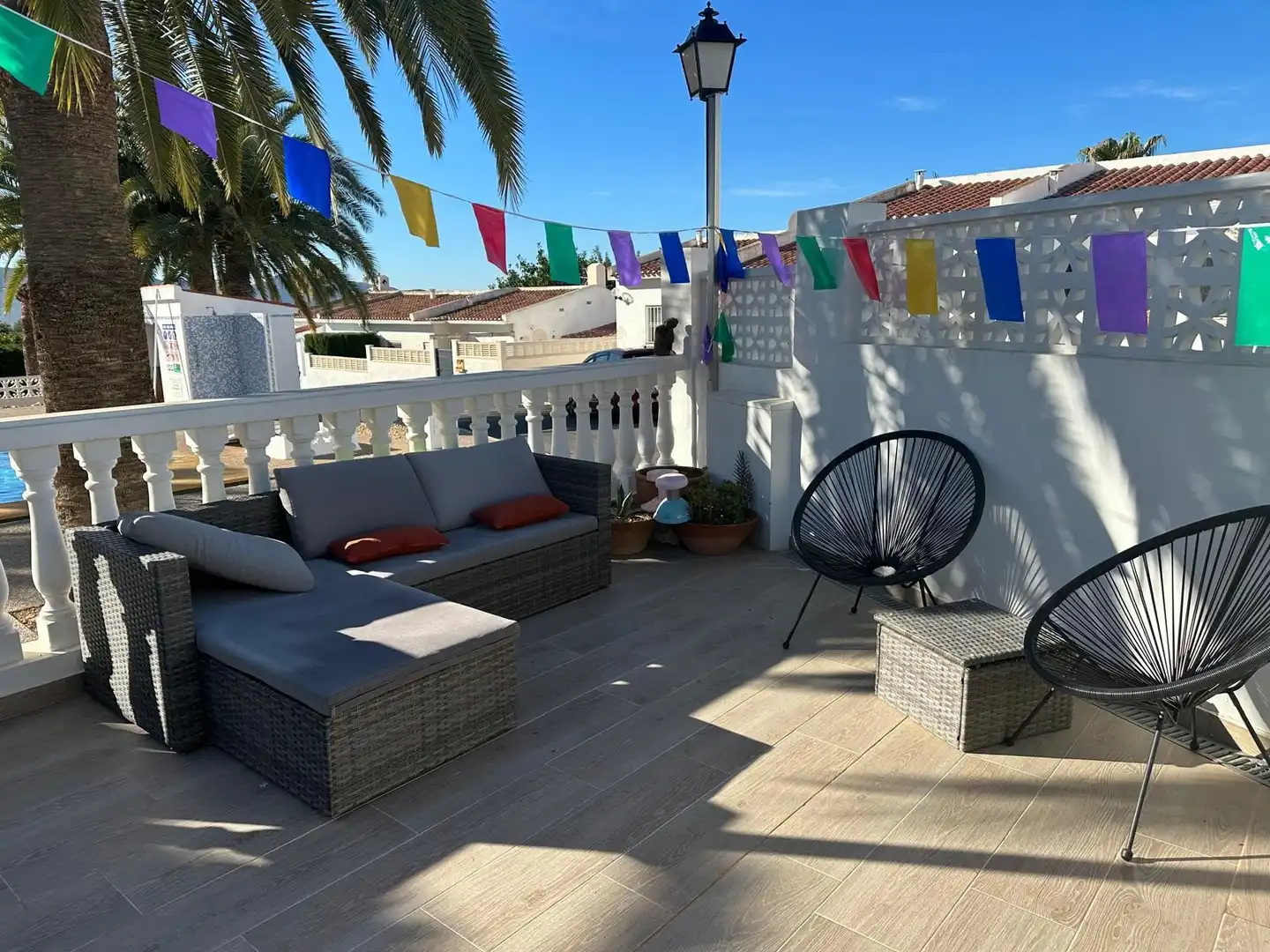 Terrassa de Casa o xalet de lloguer en La Nucia amb Aire condicionat, Calefacció i Terrassa