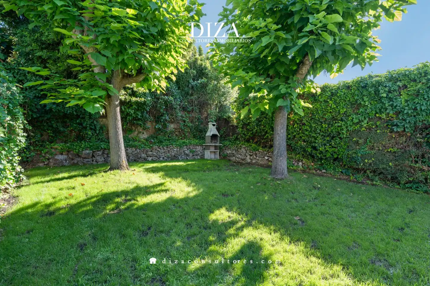 Garden of Detached homes for rent in Madrid  with Air Conditioner, Heating and Private garden