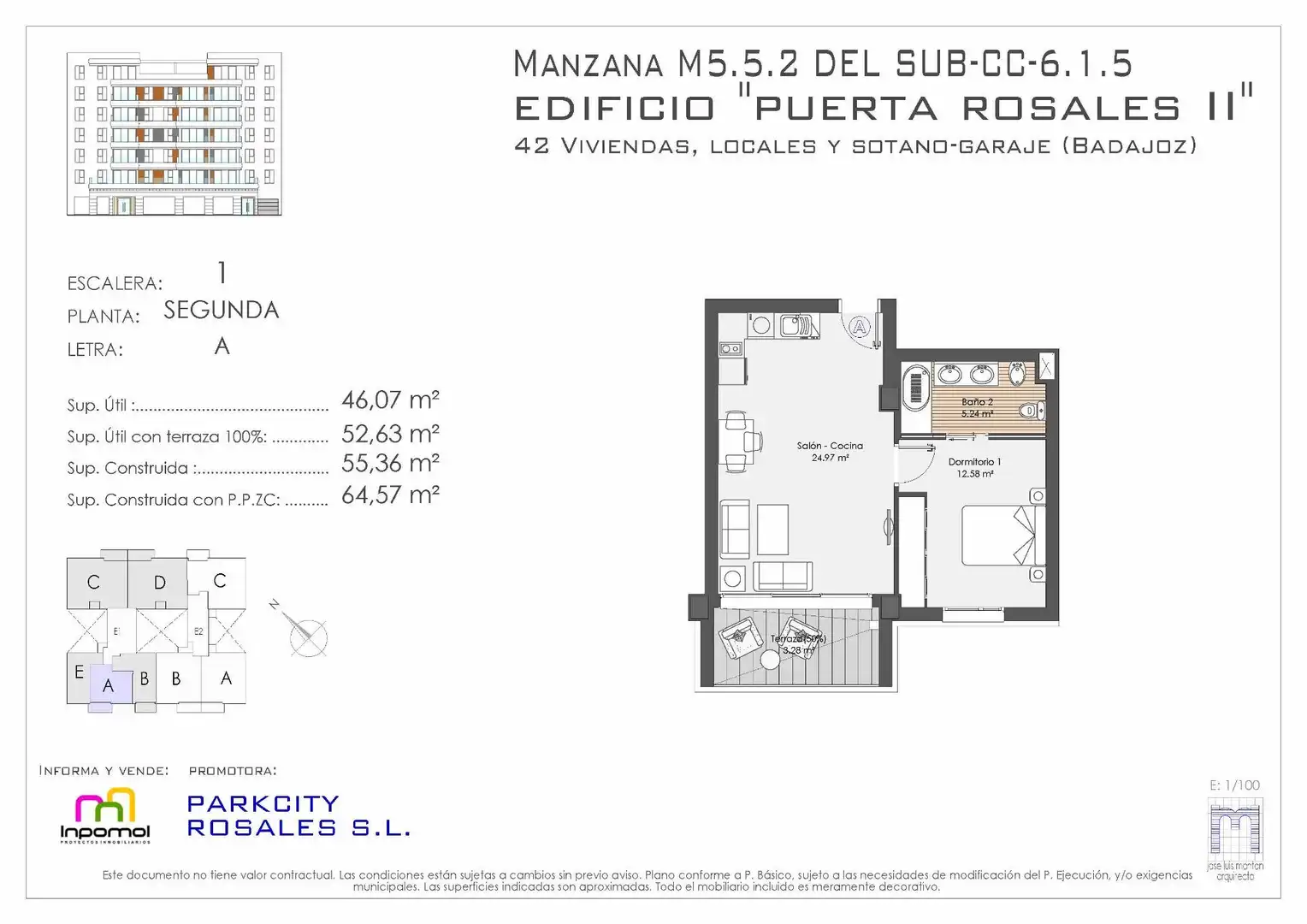 Apartamento en venta en Badajoz con Aire acondicionado, Jardín privado y Terraza