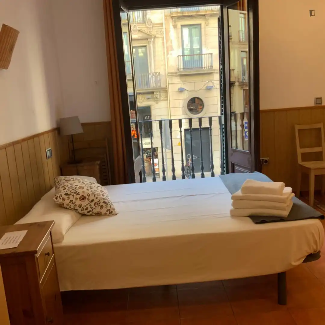 Bedroom of Study for rent in  Barcelona Capital  with Air Conditioner, Heating and Furnished