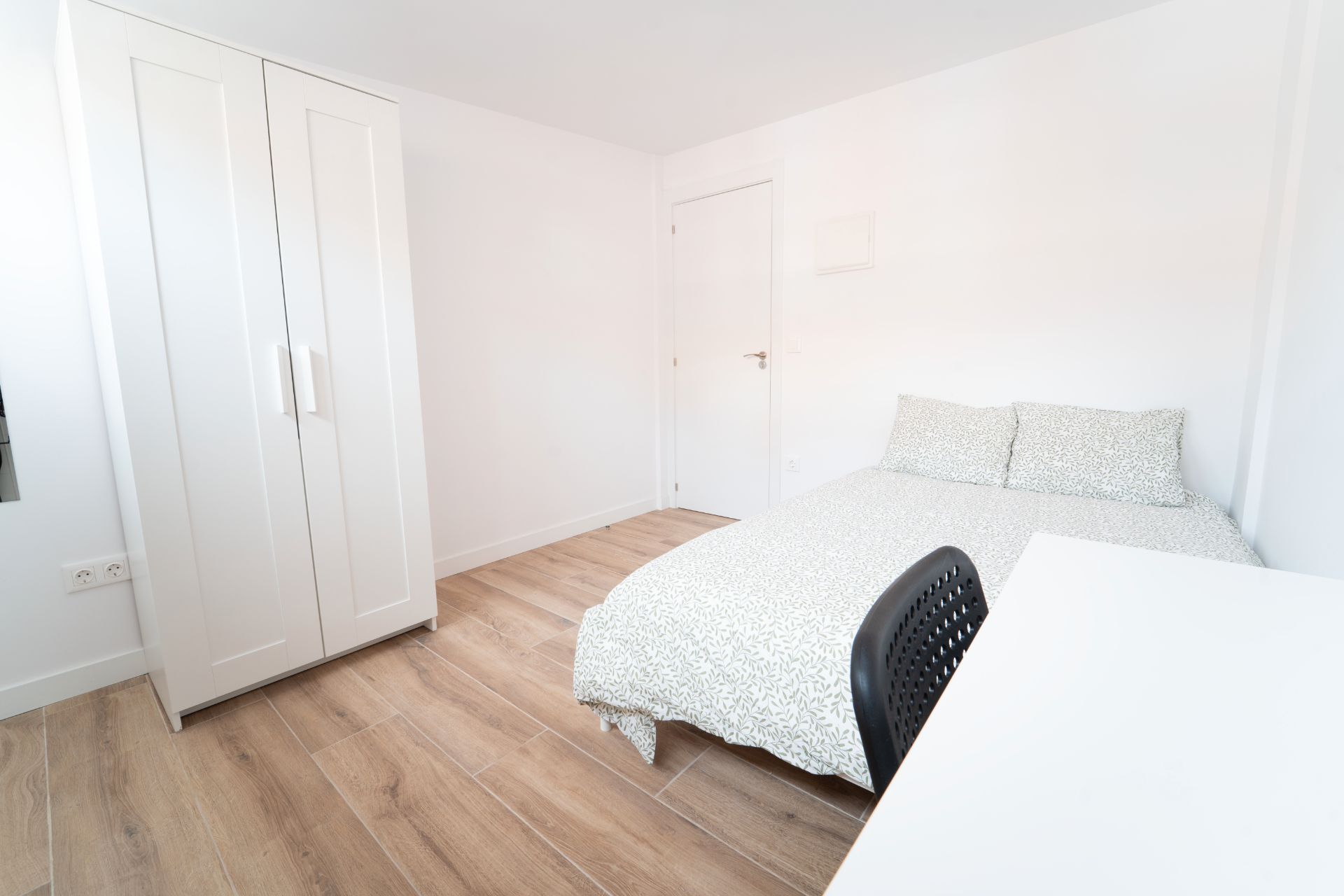 Bedroom of Flat to share in  Madrid Capital  with Heating, Furnished and Oven