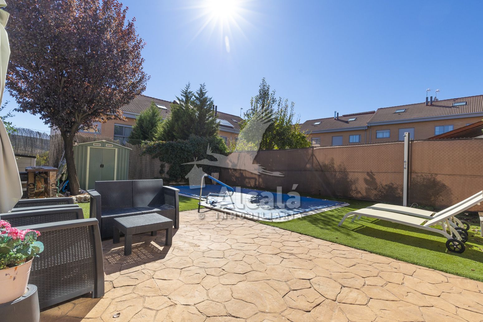 Garden of Single-family semi-detached for sale in Villalbilla  with Air Conditioner, Heating and Terrace