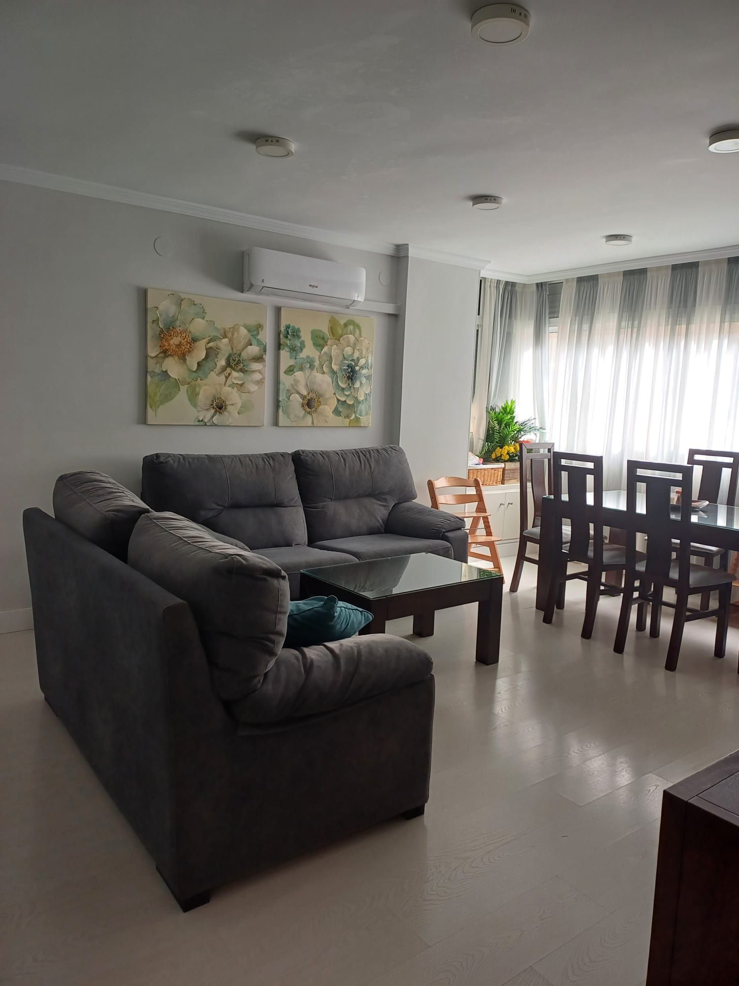 Living room of Flat for sale in Málaga Capital  with Air Conditioner and Heating