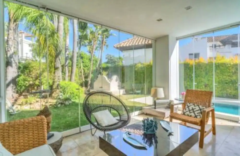 Jardín de Casa o chalet de alquiler en Marbella con Aire acondicionado, Jardín privado y Terraza
