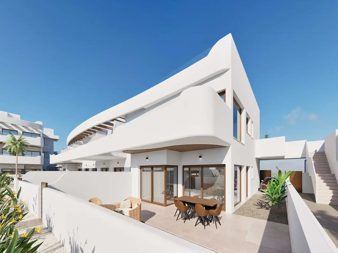 Vista exterior de Apartament en venda en Los Alcázares amb Piscina comunitària