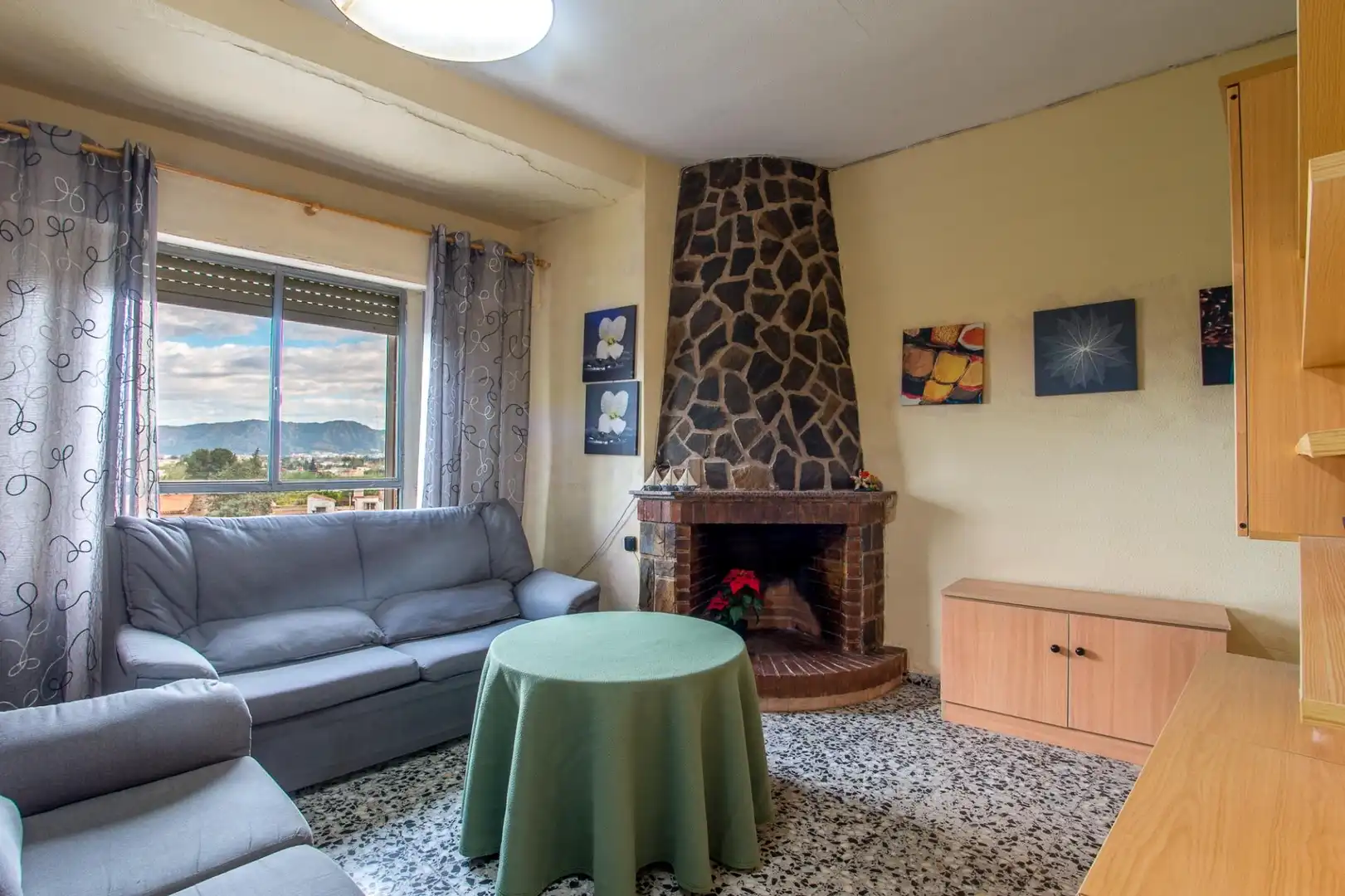 Sala de estar de Casa o chalet en venta en Murcia con Aire acondicionado, Terraza y Trastero
