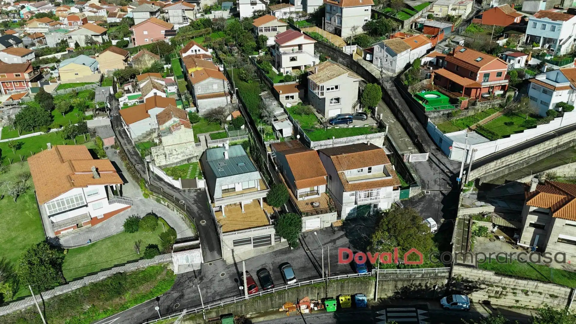 Exterior view of Houses for sale in Vigo   with Heating, Private garden and Parquet flooring