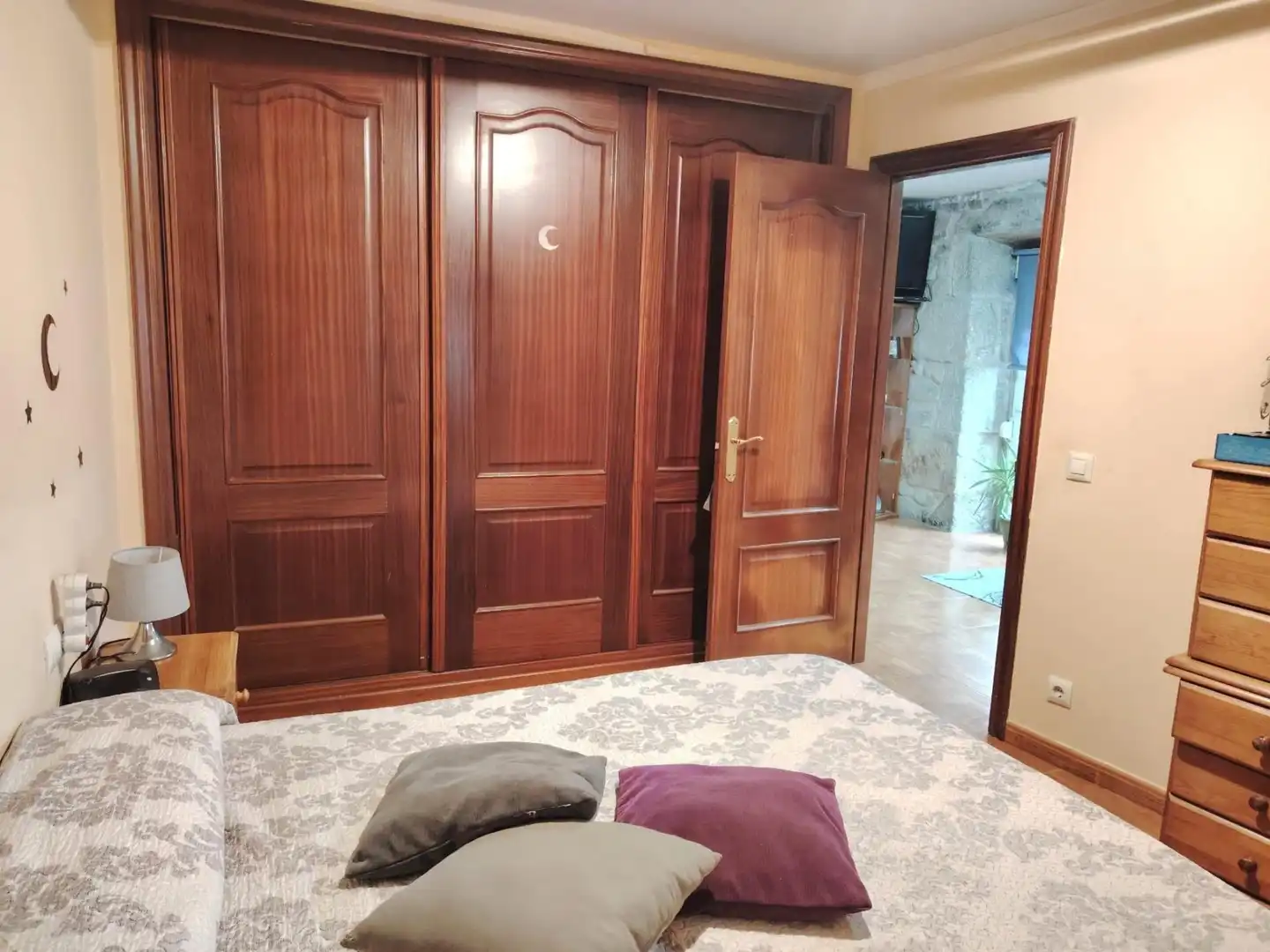 Habitación de Casa adosada en venta en Baiona con Calefacción