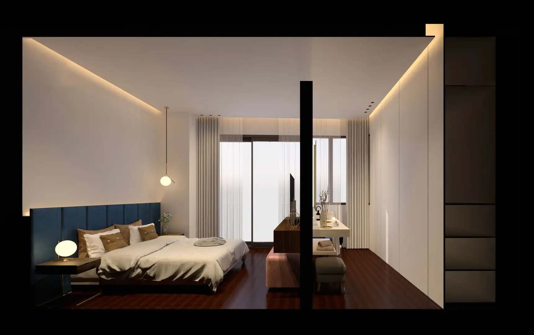 Habitación de Casa o chalet en venta en Santiago de Compostela  con Calefacción, Jardín privado y Piscina