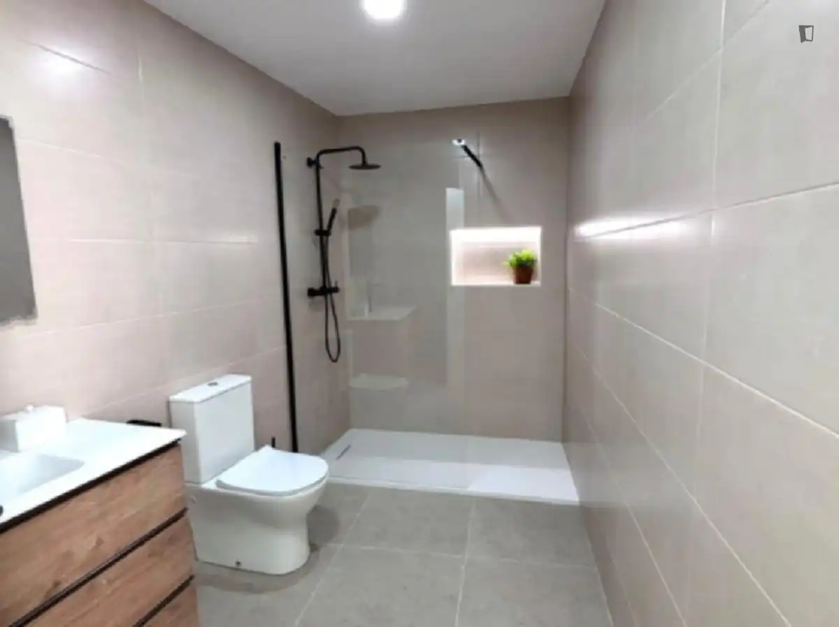 Baño de Apartamento para compartir en Elche / Elx con Amueblado, Horno y Lavadora