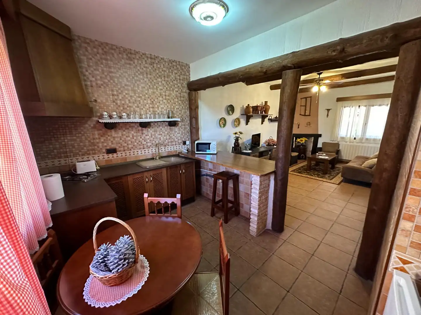 Kitchen of Houses for sale in Villar de Olalla  with Air Conditioner, Heating and Private garden