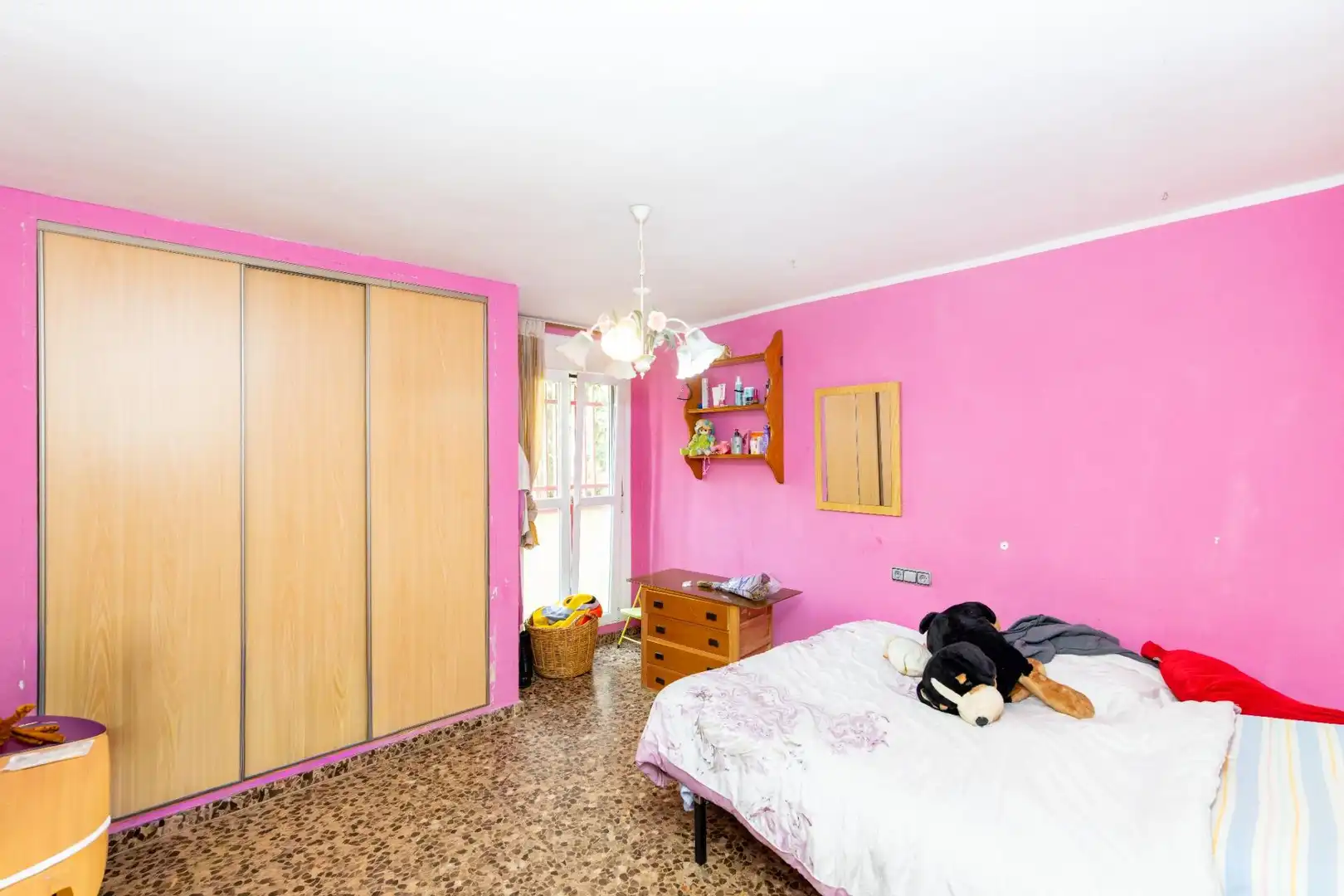 Bedroom of Flat for sale in Granada  with Air Conditioner and Private garden