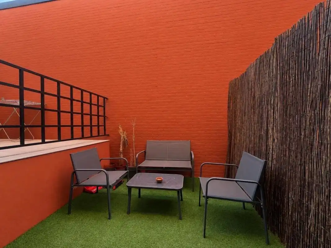 Terrace of Ground floor for rent in Madrid  with Air Conditioner, Heating and Furnished