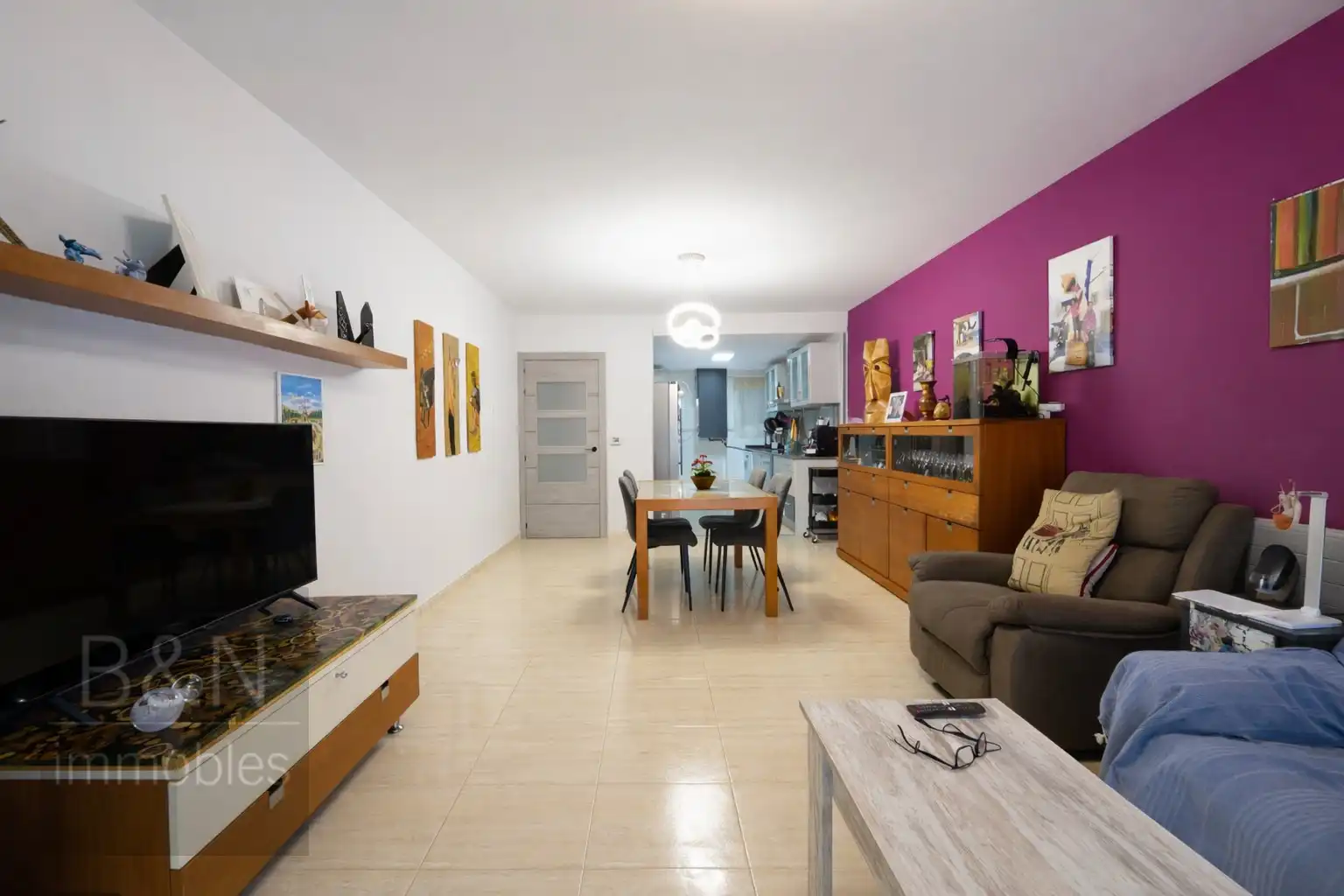 Living room of Duplexes for sale in Terrassa  with Heating, Terrace and Balcony